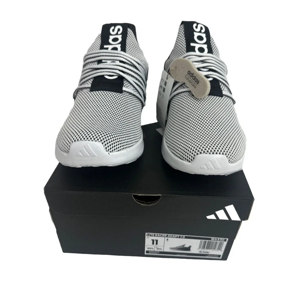 adidas Men's Lite Racer Adapt 7.0 Cloudfoam Running Shoes, IE6330 Size 11 New